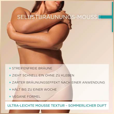 Selbstbräuner Mousse Natural Bronzer Garnier Ambre Solaire