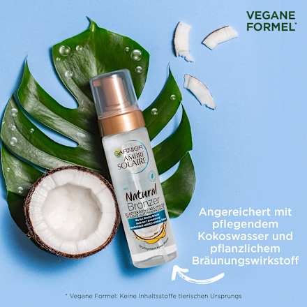 Selbstbräuner Mousse Natural Bronzer Garnier Ambre Solaire