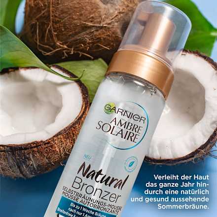 Selbstbräuner Mousse Natural Bronzer Garnier Ambre Solaire