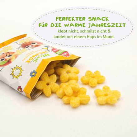 Kindersnack Knusper-Blümchen Pfirsich, ab 1 Jahr Freche Freunde