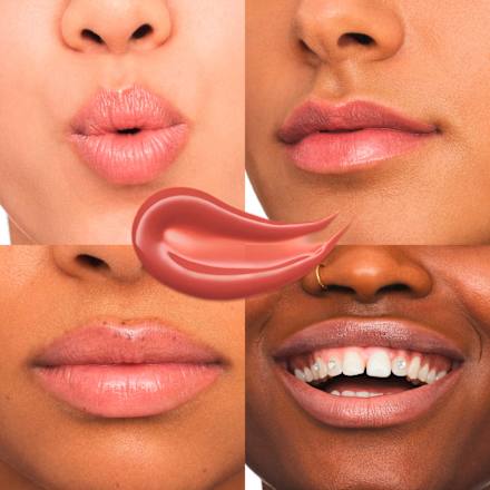 Pomadka do ust Glossy Glaze High Shine Lipstick 02 On Cloud Nude essence