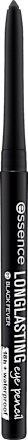 Kredka do oczu Long-Lasting Eye Pencil 01 Black Fever essence