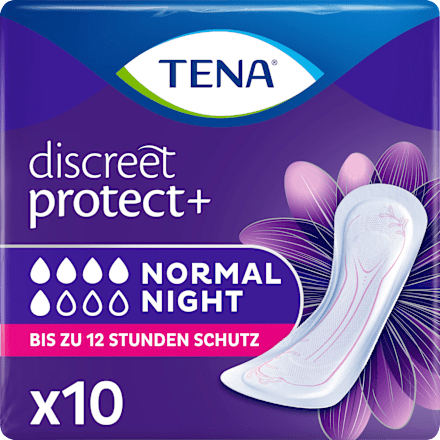 discreet Einlagen Inkontinenz Normal Night TENA