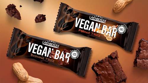 Proteinriegel 26% Vegan Bar, Peanut Taste Layenberger