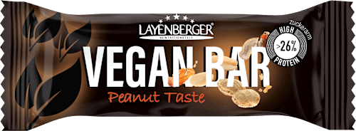 Proteinriegel 26% Vegan Bar, Peanut Taste Layenberger