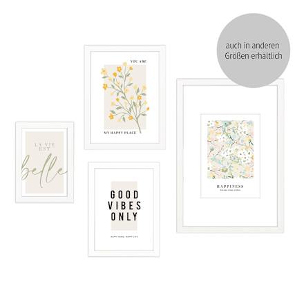 Bilderrahmen Flat Finish 10x15 cm, weiß Paradies