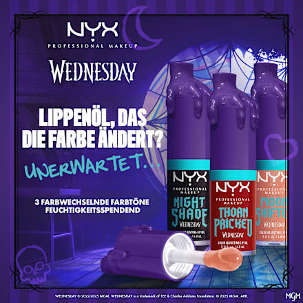 Lipgloss Wednesday Mystery Nightshade NYX PROFESSIONAL MAKEUP