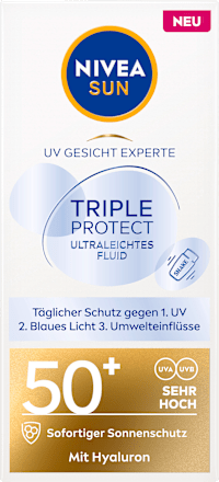 Sonnenfluid Gesicht, triple protect, LSF 50+ NIVEA SUN