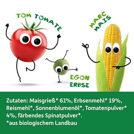 Kindersnack Knusper-Sticks Bunter Gemüse-Mix Freche Freunde