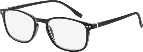 Fertig-Lesebrille matt schwarz +2,00 Visiomax