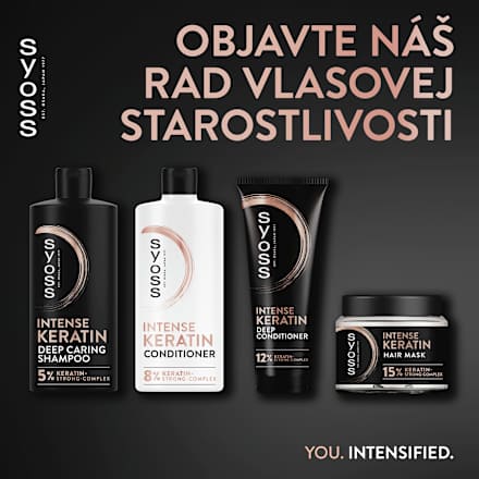 Maska na lámajúce sa vlasy Intense Keratin syoss