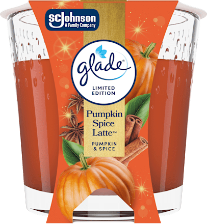 Duftkerze im Glas Pumpkin Spice Latte 112g glade