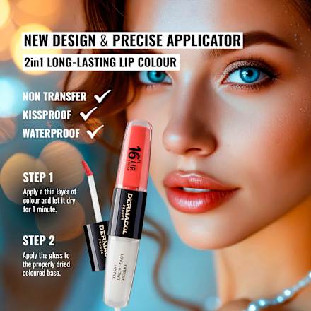 Rúž na pery 16H Lip Colour - 7 Dermacol