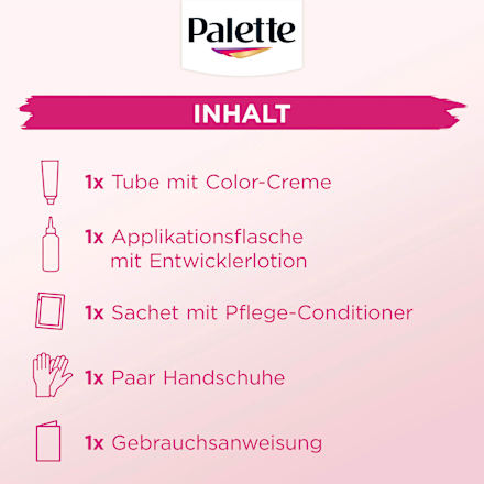 Haartönung Color-Crème 4-0 Dunkelbraun Palette Intensive Color Creme