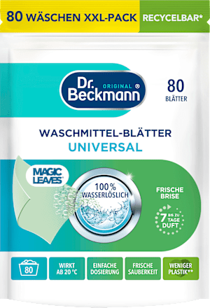 Waschmittel Blätter Universal Dr. Beckmann
