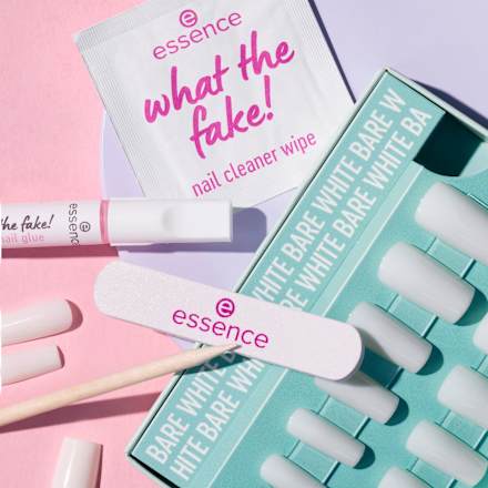 What The Fake! set umjetnih noktiju - 04 Bare White essence