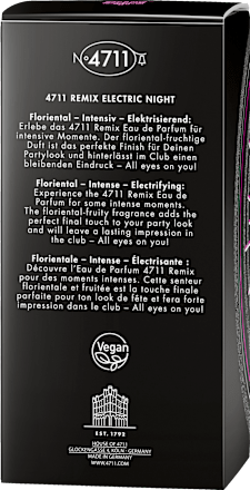 Eau de Parfum Remix Electric Night 4711