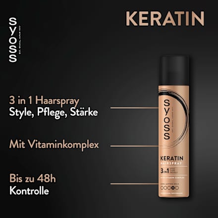 Haarspray 3in1 Keratin  syoss