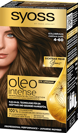 Permanente Öl-Coloration - Nr. 4-60 Goldbraun Syoss Oleo Intense