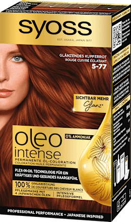 Permanente Öl-Coloration - Nr. 5-77 Glänzendes Kupferrot Syoss Oleo Intense