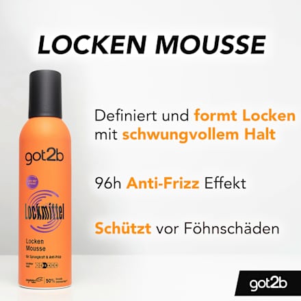 lockmittel Locken Mousse Schaumfestiger got2b