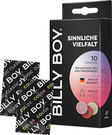Kondome Sinnliche Vielfalt, Breite 56 mm BILLY BOY