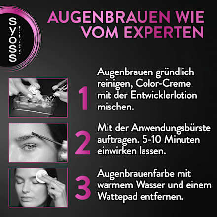 Augenbrauenfarbe Dunkelblond 6-1 syoss