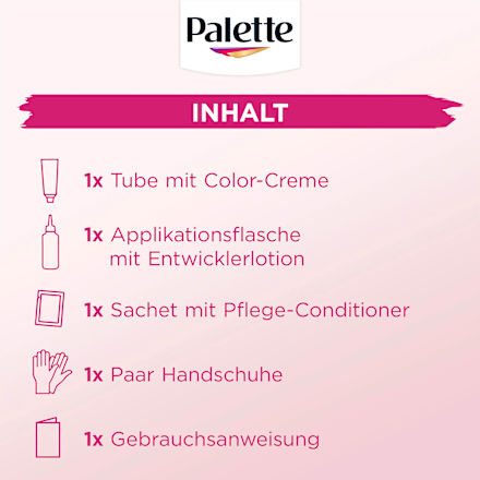 Haartönung Color-Crème 5-0 Mittelbraun Palette Intensive Color Creme
