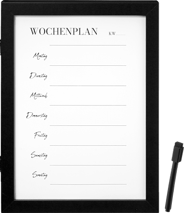 Memoboard Marker Schwarz Paradies