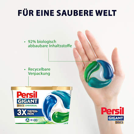 Vollwaschmittel Universal Gigant Discs  Persil