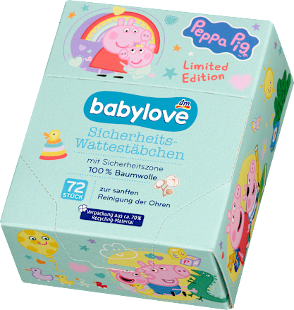 Bastoncini cotonati per bambini assort. babylove
