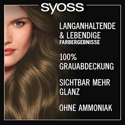 Permanente Öl-Coloration - Nr. 6-10 Dunkelblond Syoss Oleo Intense