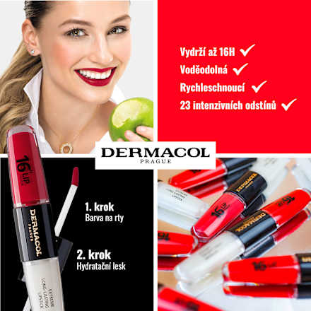 rtěnka 16H Lip Colour 2 v 1 16 Dermacol