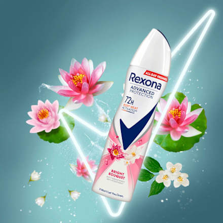 antiperspirant sprej Bright Bouquet Rexona
