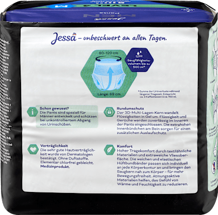 Men Pants Inkontinenz Level 4 Gr. M Jessa DISKRET