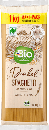 Nudeln Spaghetti aus Dinkel Maxi-Pack dmBio