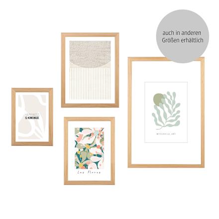 Bilderrahmen Flat Finish 13x18 cm, Holz hell Paradies