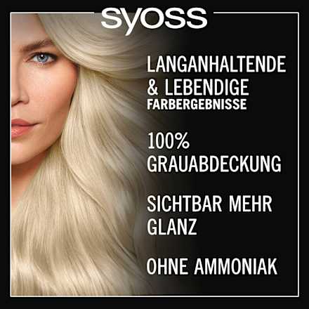 Permanente Öl-Coloration - Nr. 10-50 Helles Asch-Blond Syoss Oleo Intense