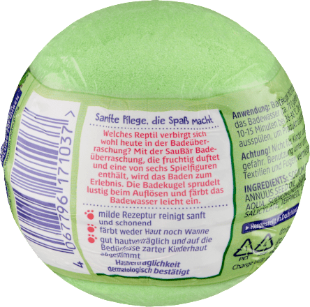 Peneča kopalna krogla Reptilien s figurico SauBär