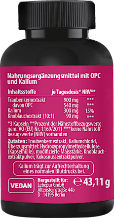 Blutdruck Komplex Kapseln 60 St Lebepur