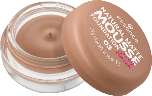 pěnový make-up Natural Matte 03 essence