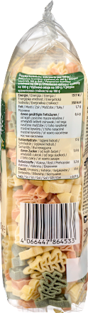 Bio téli mintás színes száraztészta dmBio