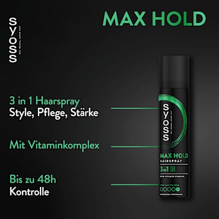 Haarspray 3in1 Max Hold  syoss