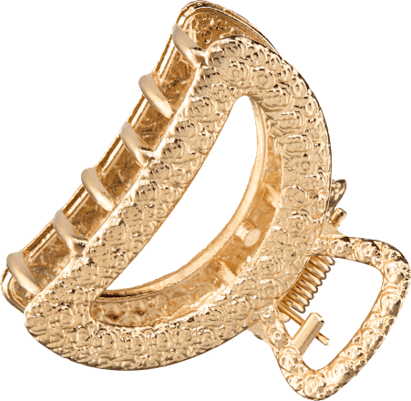 Haarklammer, Gold-Optik Langhaarmädchen