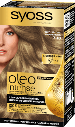 Permanente Öl-Coloration - Nr. 7-10 Naturblond Syoss Oleo Intense