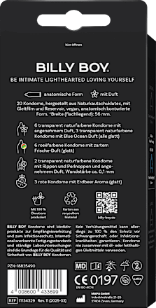 Kondome Sinnliche Vielfalt BILLY BOY