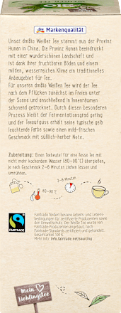 Bijeli čaj, 20 ﬁlter-vrećica dmBio