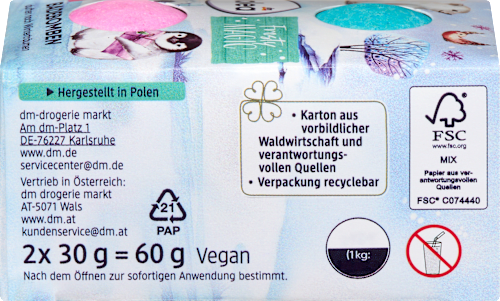 koupelové bomby Frosty Magic Balea