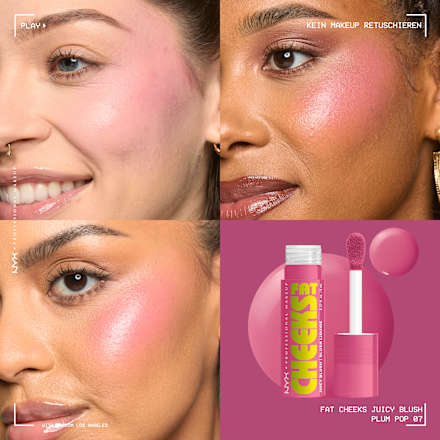 Blush Fat Cheeks 07 Plum Pop NYX PROFESSIONAL MAKEUP