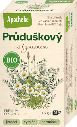 BIO průduškový čaj s tymiánem 20 x 1,5 g Apotheke